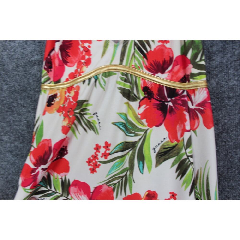 GUESS Beach Cover Dress Women's Size Small Petite Sexy Tropical Floral Print - Picture 4 of 12
